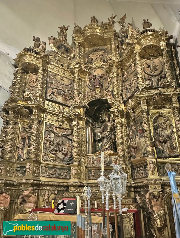 Mataró - Basílica de Santa Maria - Retaule del Roser
