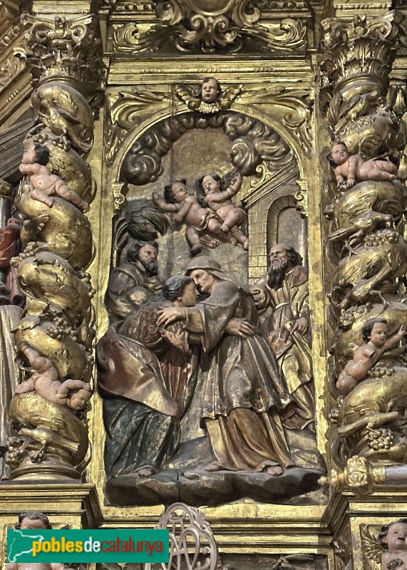 Mataró - Basílica de Santa Maria - Retaule del Roser