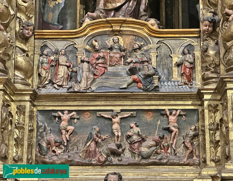 Mataró - Basílica de Santa Maria - Retaule del Roser