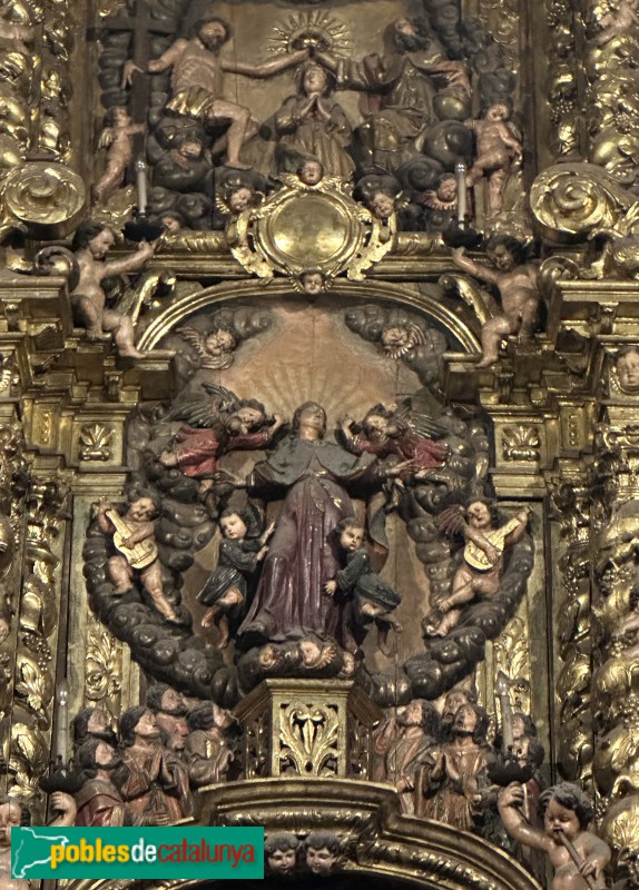 Mataró - Basílica de Santa Maria - Retaule del Roser