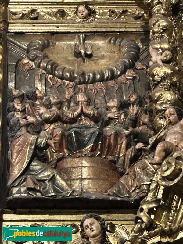 Mataró - Basílica de Santa Maria - Retaule del Roser