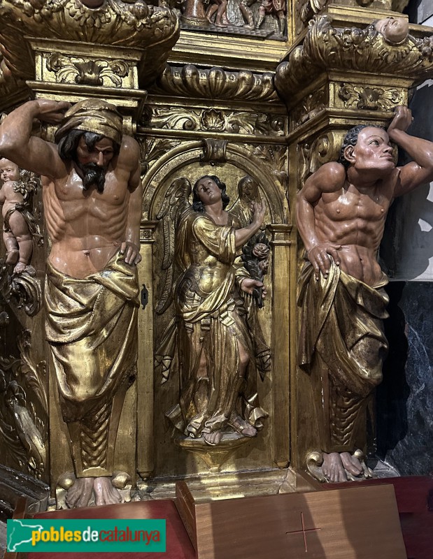 Mataró - Basílica de Santa Maria - Retaule del Roser