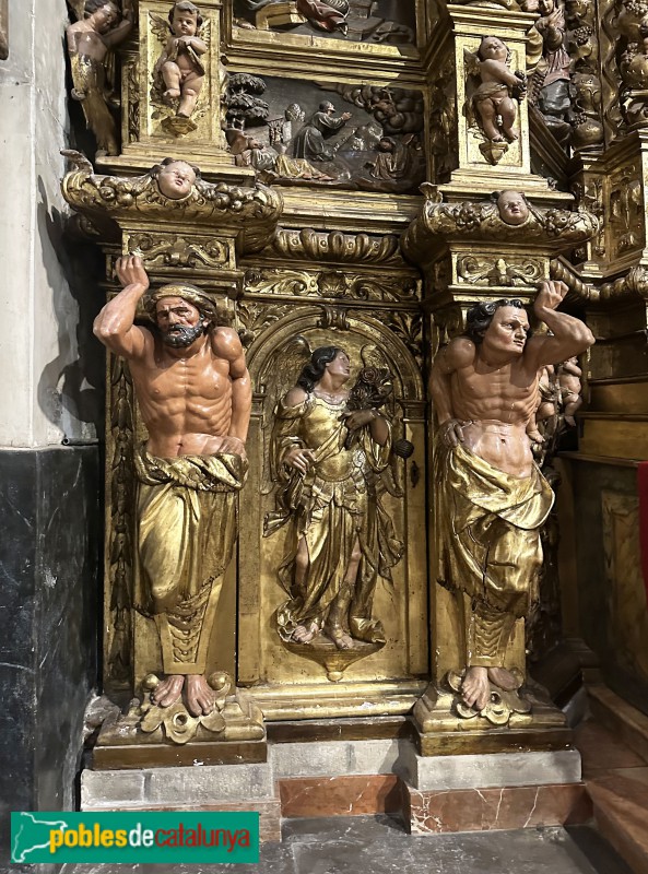 Mataró - Basílica de Santa Maria - Retaule del Roser