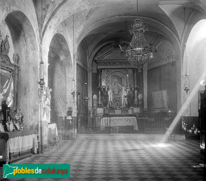 Mont-roig del Camp - Ermita de la Mare de Déu de la Roca (Foto: <i>Francesc Blasi -Arxiu Fotogràfic Centre Excursionista de Catalunya-</i>, 1925-30) Mont-roig del Camp - Ermita de la Mare de Déu de la Roca