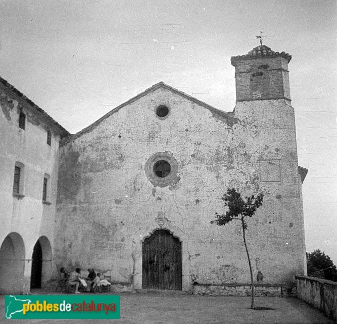 Mont-roig del Camp - Ermita de la Mare de Déu de la Roca (Foto: <i>Francesc Blasi -Arxiu Fotogràfic Centre Excursionista de Catalunya-</i>, 1925-30) Mont-roig del Camp - Ermita de la Mare de Déu de la Roca