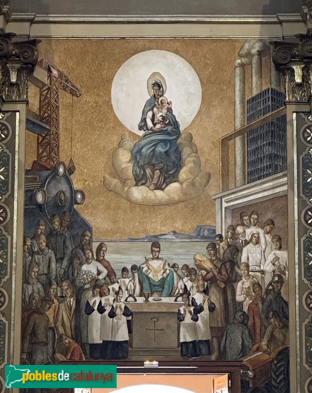 Mont-roig del Camp - Església Nova de Sant Miquel. Pintures murals