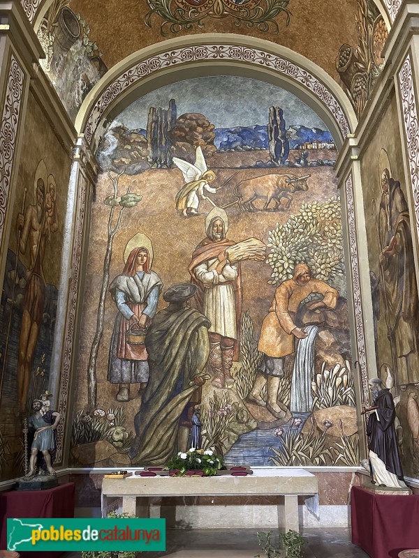 Mont-roig del Camp - Església Nova de Sant Miquel. Pintures murals