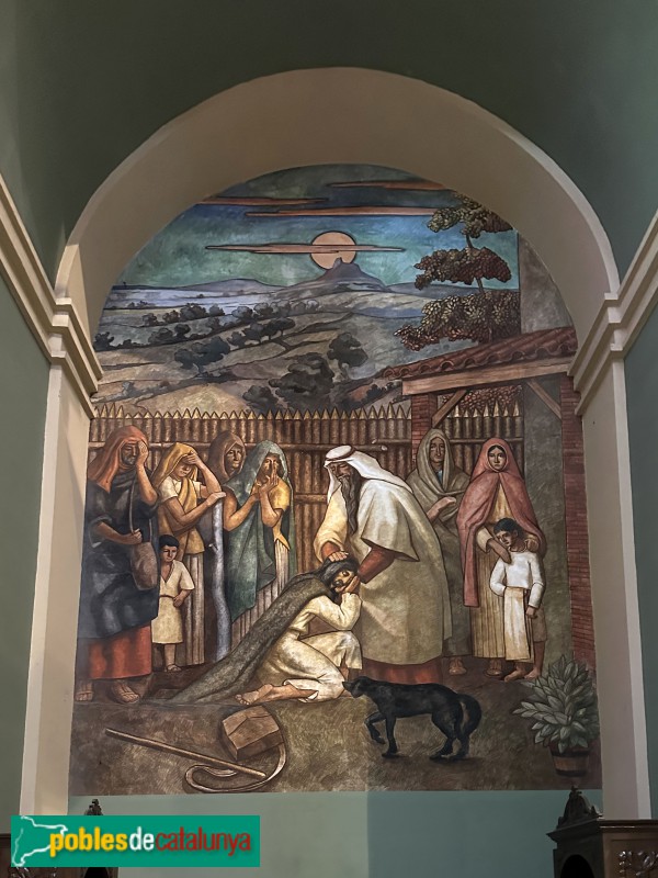 Mont-roig del Camp - Església Nova de Sant Miquel. Pintures murals