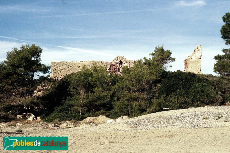 Mont-roig del Camp - Restes de la fortalesa de Miramar (Foto: <i>Ramon Aloguin -calaix.gencat.cat</i>, 1996) Mont-roig del Camp - Restes de la fortalesa de Miramar
