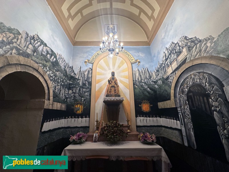 Vilanova d'Escornalbou - Església de Sant Joan Baptista. Capella de Montserrat