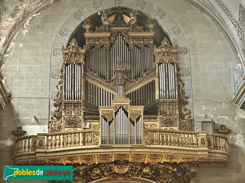Mataró - Basílica de Santa Maria. Orgue
