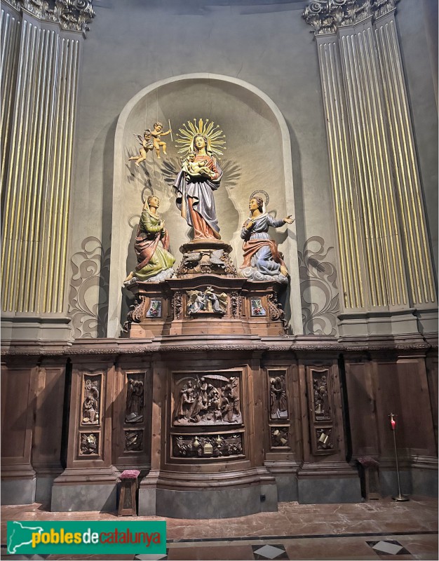Mataró - Basílica de Santa Maria. Presbiteri