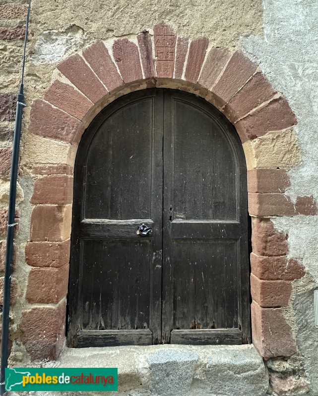 Vilanova d'Escornalbou - L'Arbocet. Portal de 1767