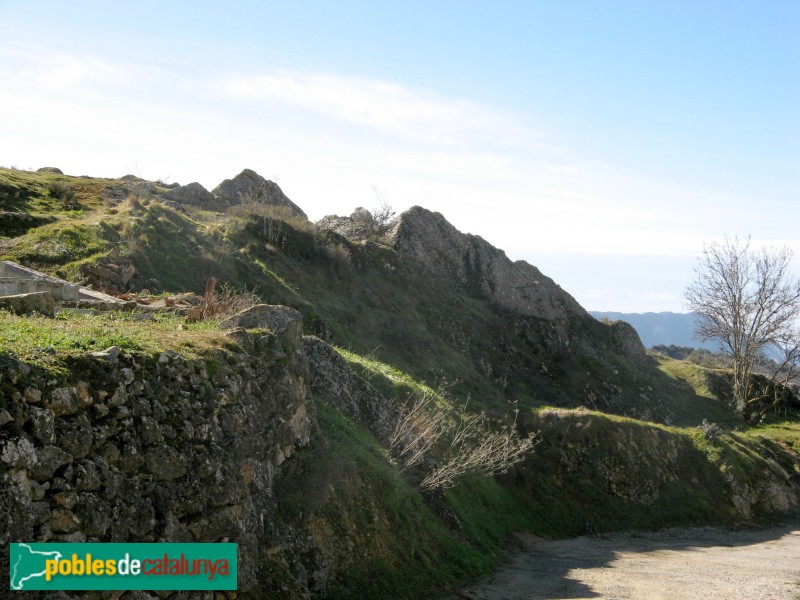 Vilanova de Prades - Indret on hi havia el castell