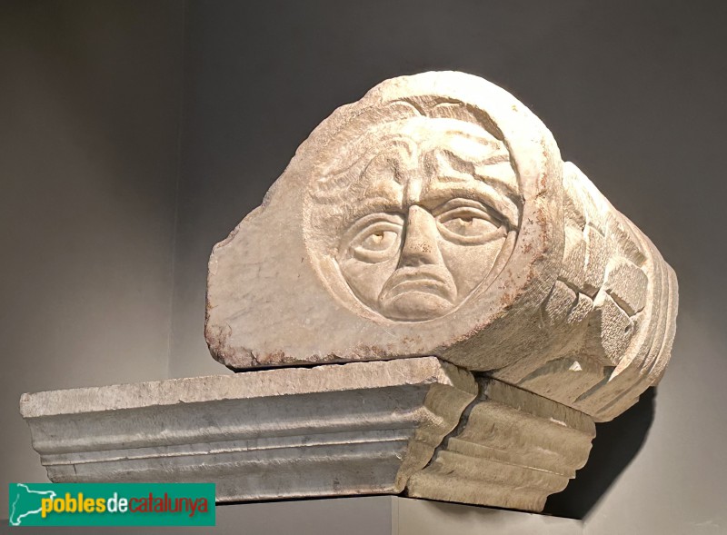 Museu de Mataró - Gorgona del segle II dC, procedent del Camí del Mig