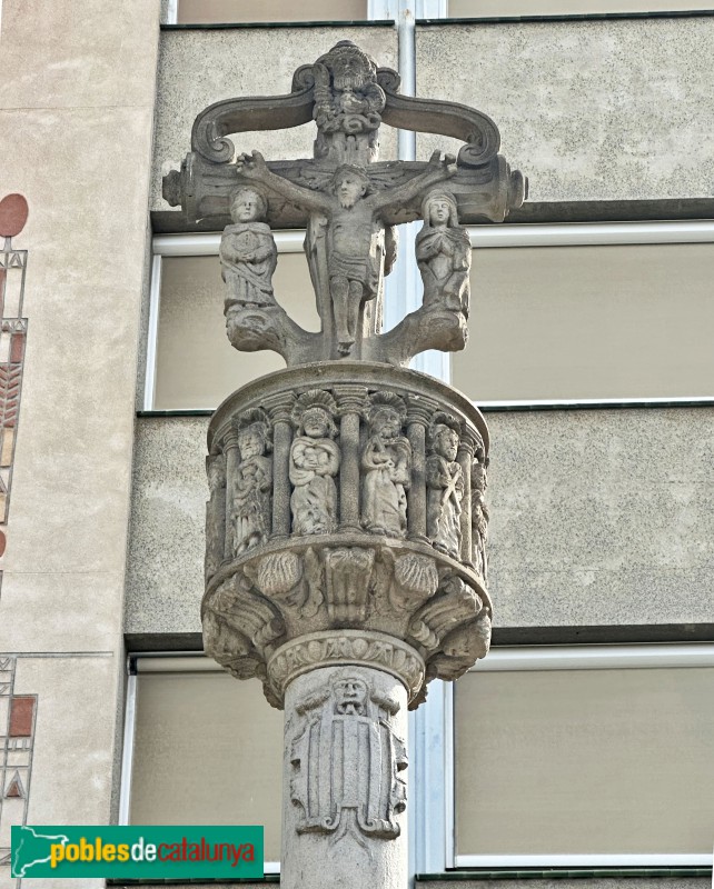 Mataró - Creu de terme. Reproducció (Foto: Albert Esteves, 2025) Mataró - Creu de terme. Reproducció