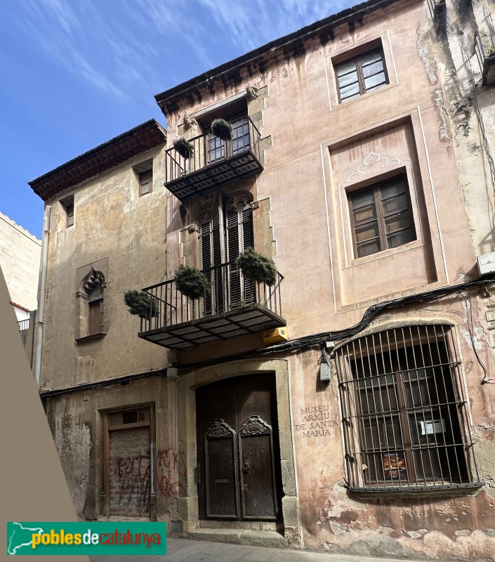 Mataró - Can Seguí (Museu-Arxiu de Santa Maria) (Foto: Albert Esteves, 2025) Mataró - Can Seguí (Museu-Arxiu de Santa Maria)