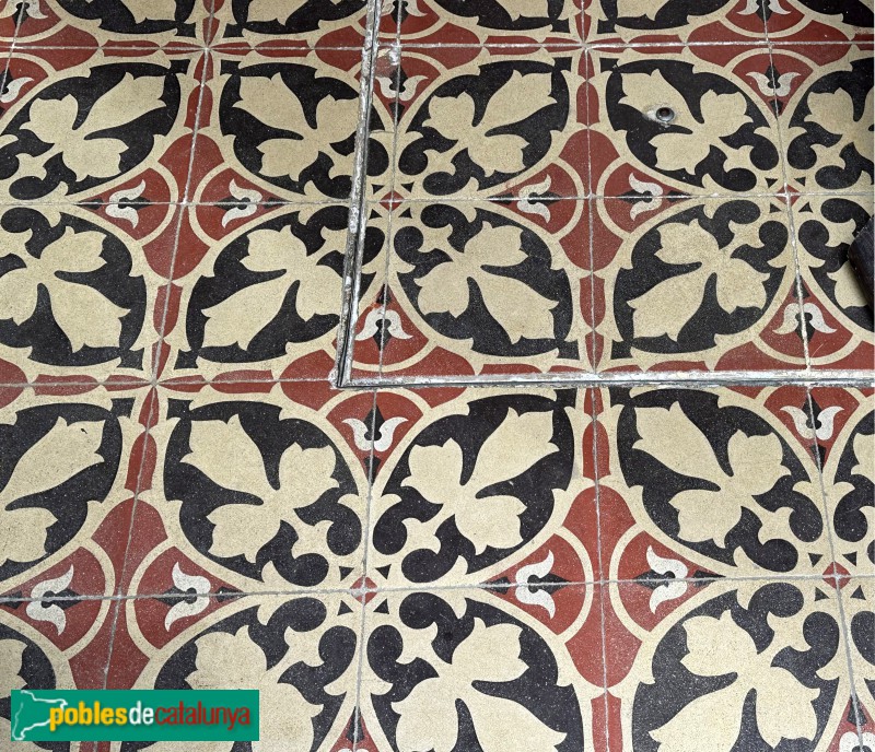 Mataró - Carrer de Sant Agustí. Paviment hidràulic