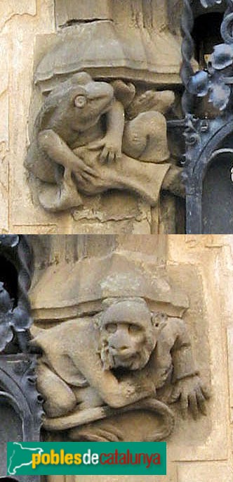 Mataró - Casa Coll i Regàs. Escultura