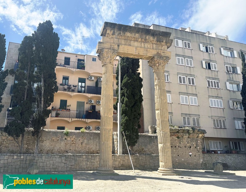 Tarragona - Fòrum de la colònia. Columnes de la basílica