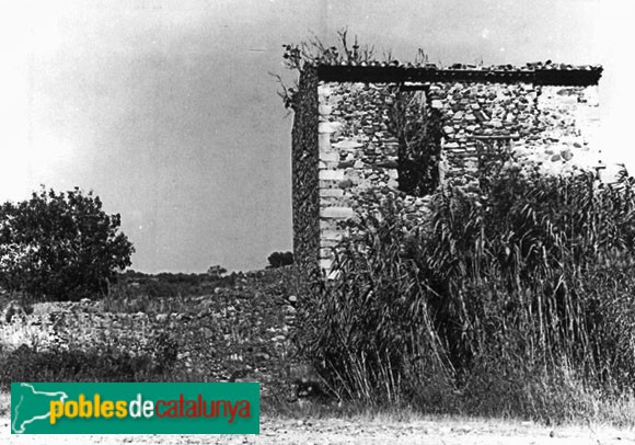 Montblanc - Molí de Malet (Foto: Salvador Palau Rafecas -invarquit.cultura.gencat.cat-, 1985) Montblanc - Molí de Malet