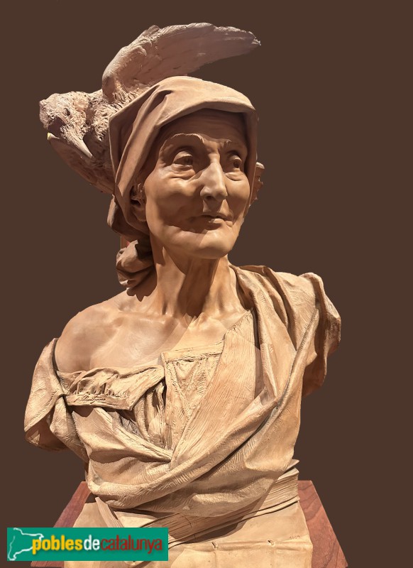 Biblioteca-Museu Víctor Balaguer - Agapit Vallmitjana. <i>La tradició</i>, c1883. Argila (Foto: Albert Esteves, 2025) Biblioteca-Museu Víctor Balaguer - Agapit Vallmitjana. <i>La tradició</i>, c1883. Argila