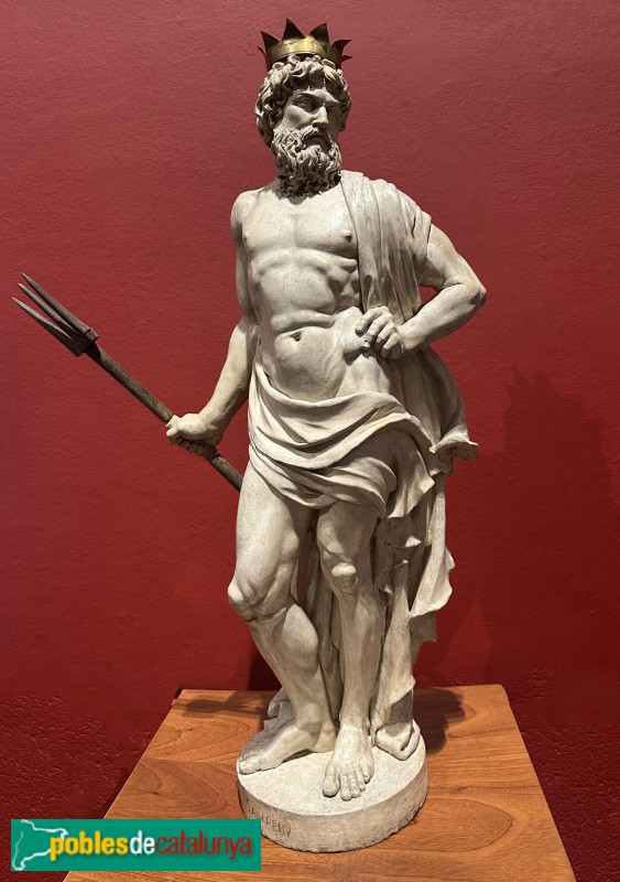 Biblioteca-Museu Víctor Balaguer - Damià Campeny - <i>Neptú</i>, 1830-32. Guix i ferro (Foto: Albert Esteves, 2025) Biblioteca-Museu Víctor Balaguer - Damià Campeny - <i>Neptú</i>, 1830-32. Guix i ferro