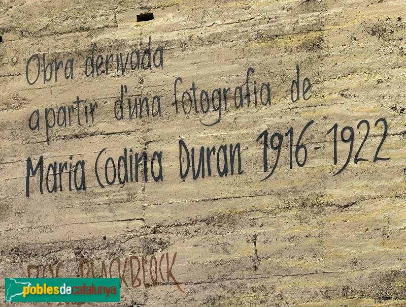 Caldes d'Estrac - Mural <i>Caldes d'Estrac vila de mar</i>