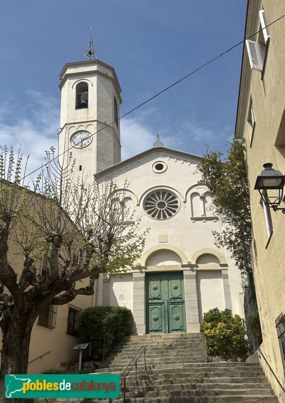 Caldes d'Estrac - Església de Santa Maria (Foto: Albert Esteves, 2025) Caldes d'Estrac - Església de Santa Maria