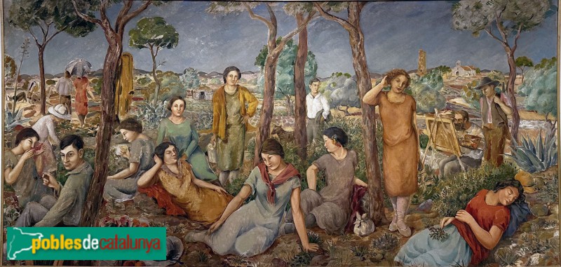 Museu Víctor Balaguer - Berenar al camp (Enric C. Ricart, 1926)
