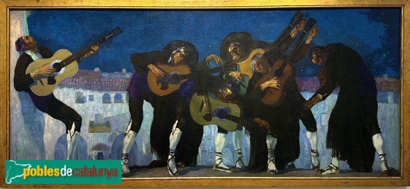 Museu Víctor Balaguer - La rondalla de Jaca (Hermen Anglada Camarasa, c.1910)