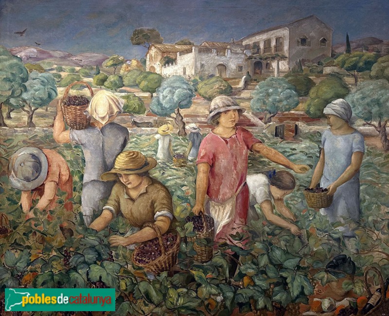 Museu Víctor Balaguer - La verema (Enric C. Ricart, 1925-26)