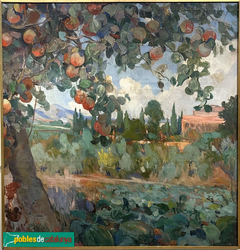 Museu Víctor Balaguer - Paisatge. Masia d'en Cabanyes (Alexandre de Cabanyes, 1925-26)
