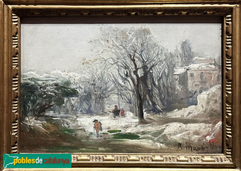 Museu Víctor Balaguer - Paisatge rural amb figures (Ramon Martí Alsina, 1872-84)