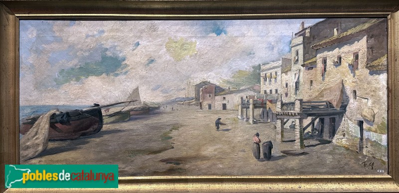 Museu Víctor Balaguer - Platja de Vilanova (Josep Sugranyes i Florit, 1875-90)