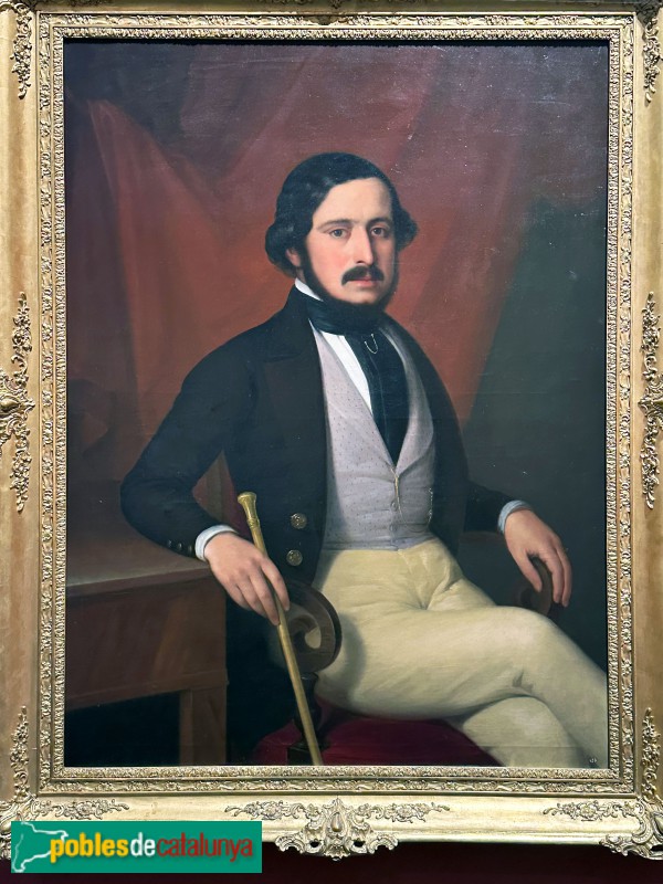 Museu Víctor Balaguer - Retrat d'home (Joaquim Espalter, 1856)