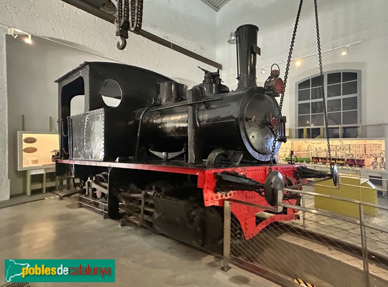 Vilanova i la Geltrú - Museu del Ferrocarril. Locomotora de Vapor 020-04 Andaluces (1871) (Foto: Albert Esteves, 2025) Vilanova i la Geltrú - Museu del Ferrocarril. Locomotora de Vapor 020-04 Andaluces (1871)