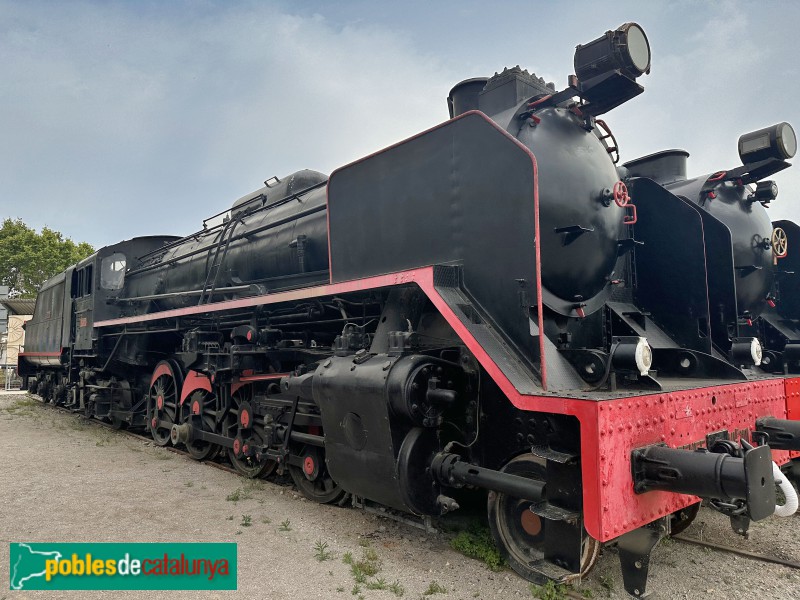 Vilanova i la Geltrú - Museu del Ferrocarril. Locomotores de vapor 141F "Mikado" (1953) (Foto: Albert Esteves, 2025) Vilanova i la Geltrú - Museu del Ferrocarril. Locomotores de vapor 141F "Mikado" (1953)