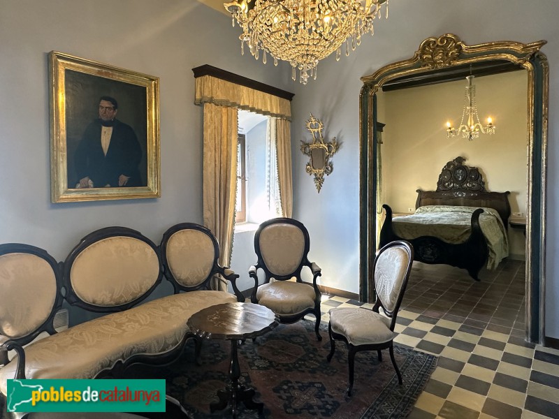 Monestir d'Escornalbou. Mansió d'Eduard Toda. Sala de música