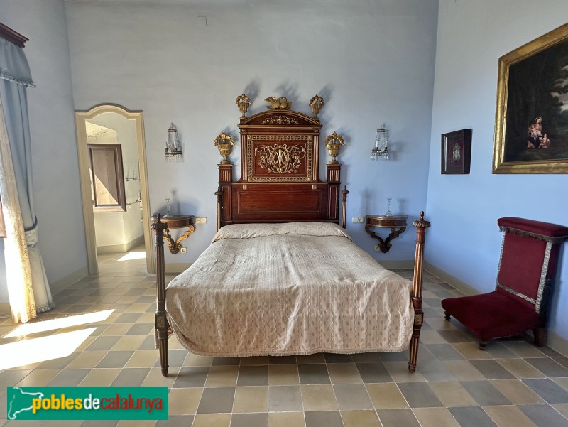 Monestir d'Escornalbou. Mansió d'Eduard Toda. Cambra del Cardenal Francesc Vidal i Barraquer