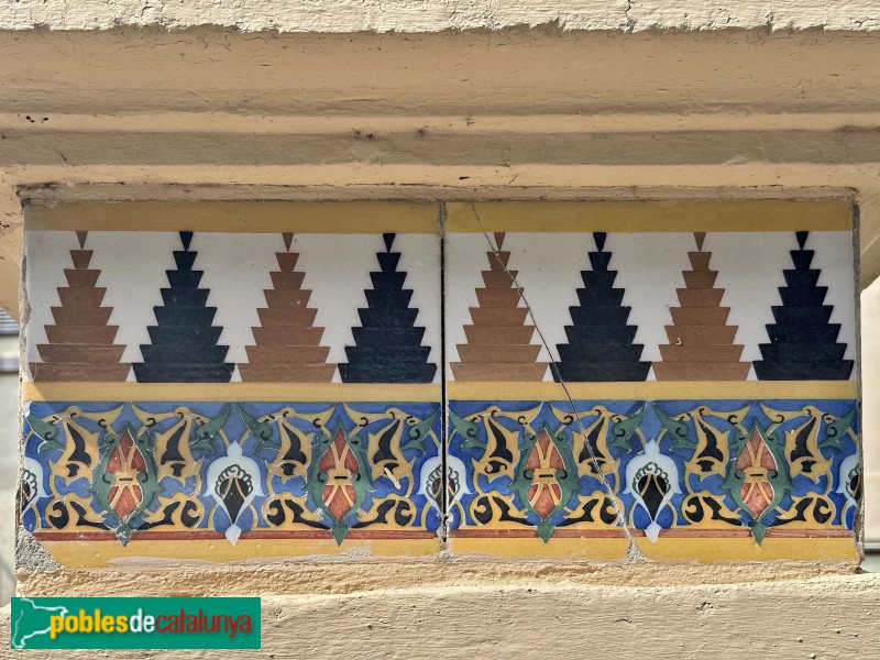 Caldes d'Estrac - Casa del carrer Callao, 9 (Foto: Albert Esteves, 2025) Caldes d'Estrac - Casa del carrer Callao, 9