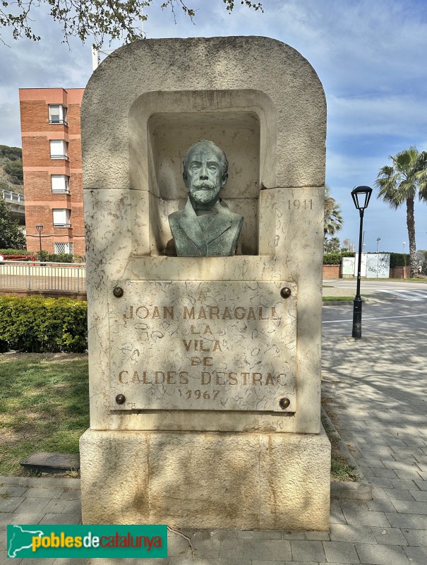 Caldes d'Estrac - Bust de Joan Maragall