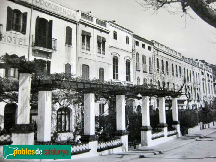 Caldes d'Estrac - Carrer del Callao. Postal antiga Caldes d'Estrac - Carrer del Callao. Postal antiga