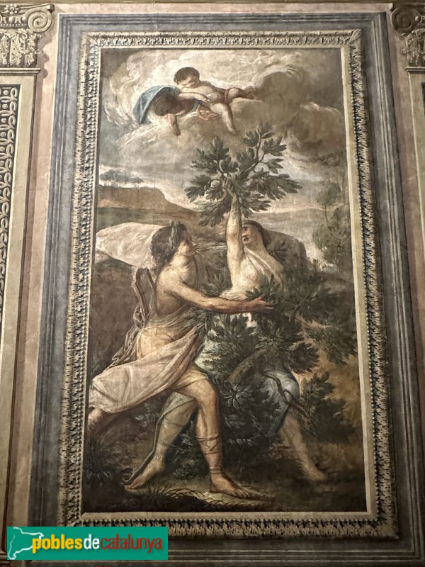 El Vendrell - Pintures barroques de Vil·la Casals (Foto: Albert Esteves, 2025) El Vendrell - Pintures barroques de Vil·la Casals