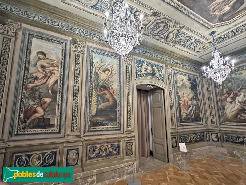 El Vendrell - Pintures barroques de Vil·la Casals (Foto: Albert Esteves, 2025) El Vendrell - Pintures barroques de Vil·la Casals