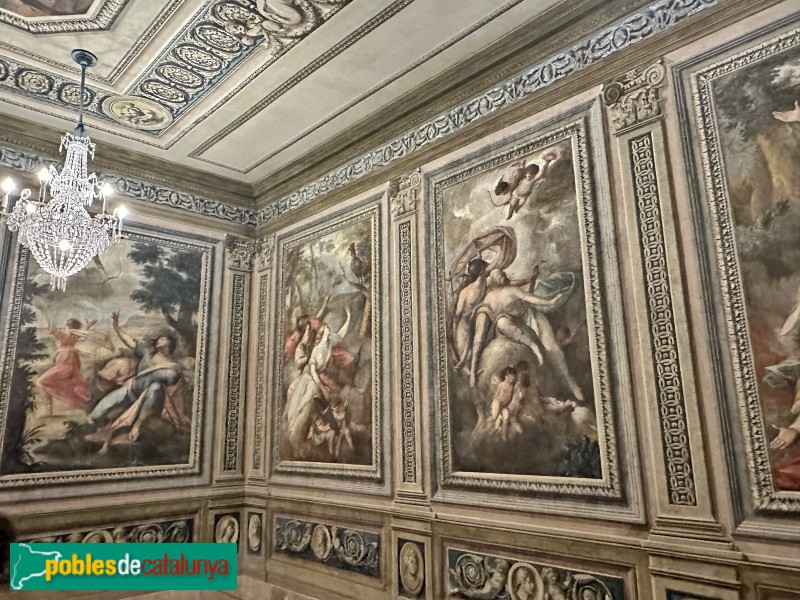 El Vendrell - Pintures barroques de Vil·la Casals (Foto: Albert Esteves, 2025) El Vendrell - Pintures barroques de Vil·la Casals