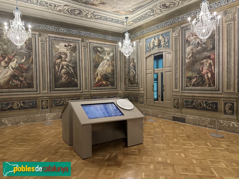 El Vendrell - Pintures barroques de Vil·la Casals (Foto: Albert Esteves, 2025) El Vendrell - Pintures barroques de Vil·la Casals