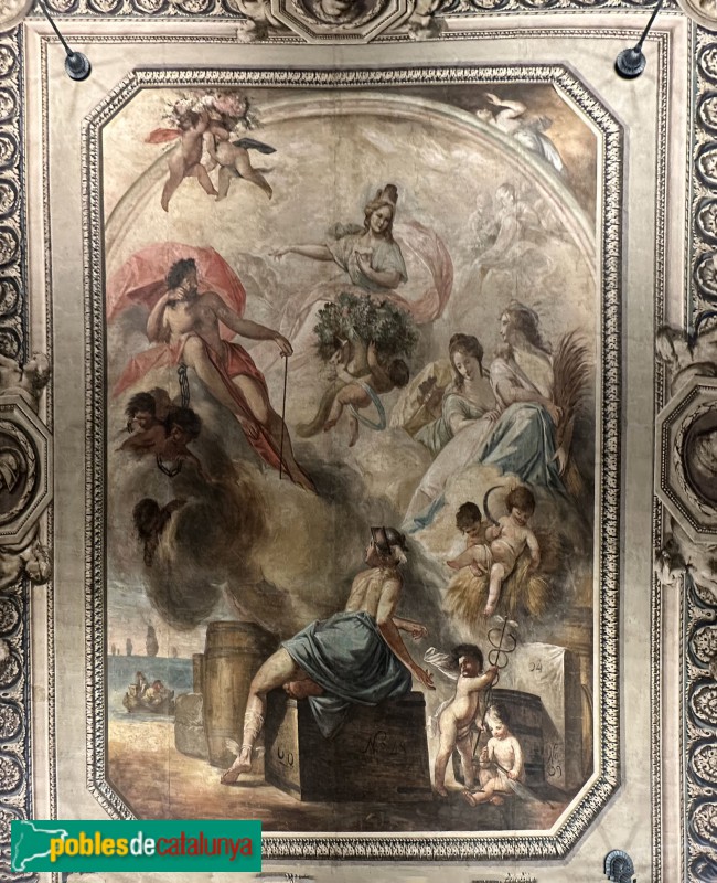 El Vendrell - Pintures barroques de Vil·la Casals (Foto: Albert Esteves, 2025) El Vendrell - Pintures barroques de Vil·la Casals