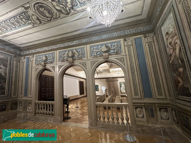 El Vendrell - Pintures barroques de Vil·la Casals (Foto: Albert Esteves, 2025) El Vendrell - Pintures barroques de Vil·la Casals