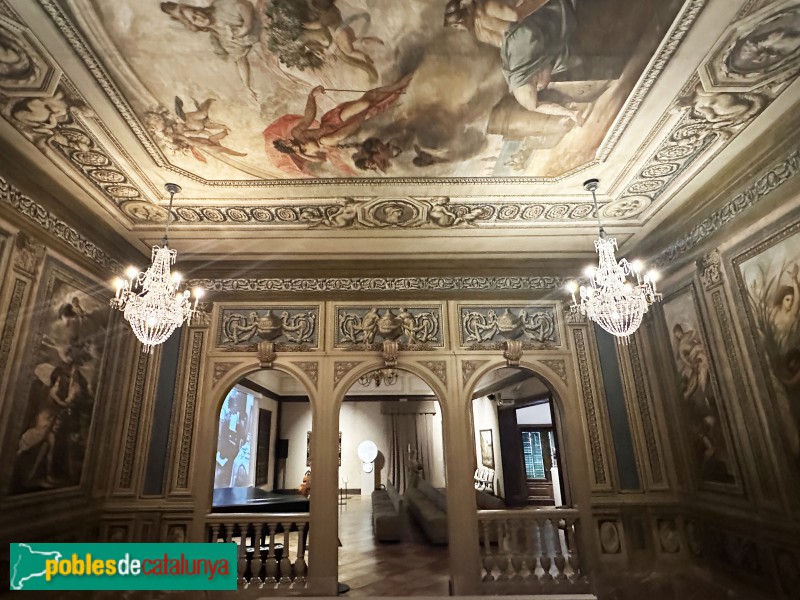 El Vendrell - Pintures barroques de Vil·la Casals (Foto: Albert Esteves, 2025) El Vendrell - Pintures barroques de Vil·la Casals